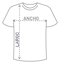 Camiseta medidas
